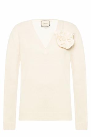 Sweater with brooch, zdjęcie 1 Sweater with brooch od Gucci